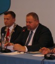 (od lewej) Burmistrz Miasta Jacek Kowalski i Przewodniczący Rady Miejskiej Krzysztof Bisialski