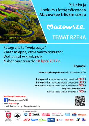 XII edycja konkursu fotograficznego „Mazowsze bliskie sercu” .