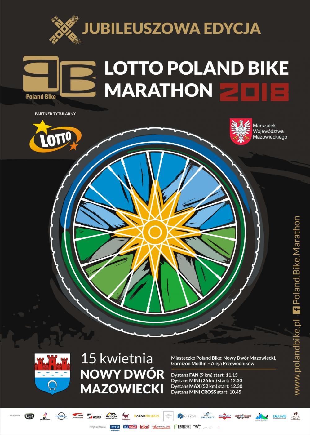 15 kwietnia. LOTTO Poland Bike Marathon w Nowym Dworze Mazowieckim.