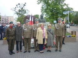 Obchody 84. rocznicy śmierci Marszałka Piłsudskiego w Nowym Dworze Mazowieckim.