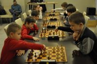 Turniej Szachowy Juniorów w Nowodworskim Ośrodku Kultury.