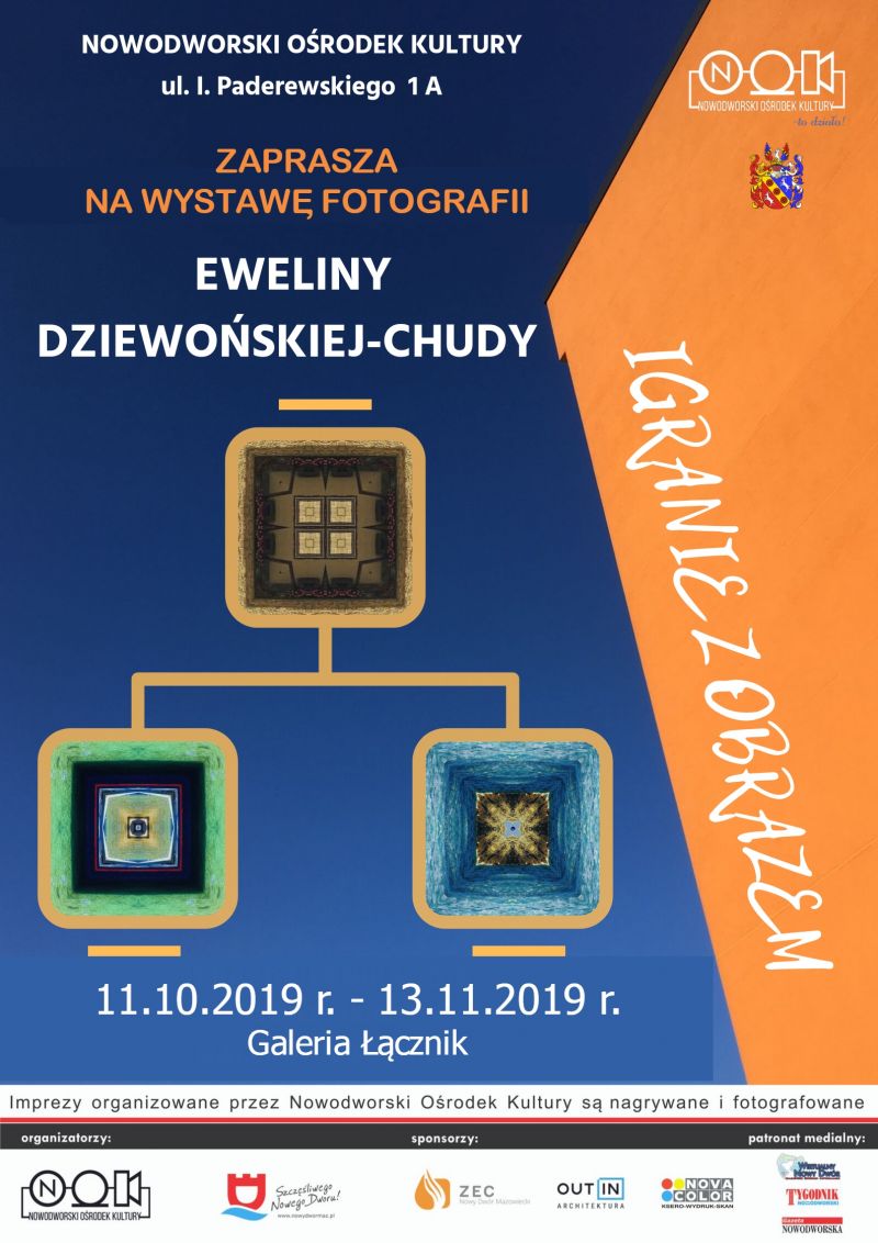 Do 13.11.2019 r. zapraszamy do Galerii Łącznik Nowodworskiego Ośrodka Kultury na wystawę fotografii Eweliny...