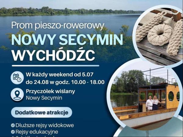 Trzy ozdobne elementy wykonane z linek. Łódź na rzece.