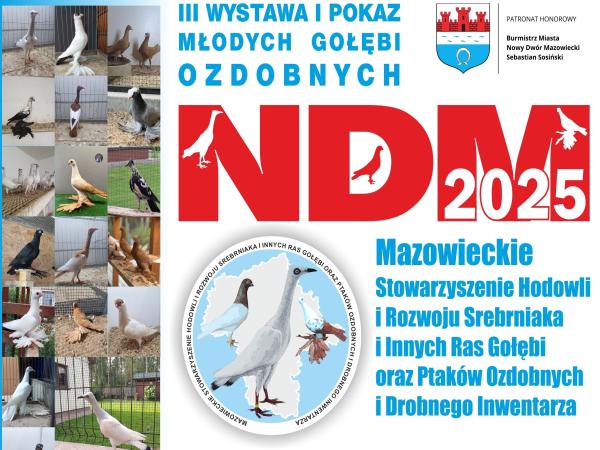 Zaproszenie na III Wystawę i Pokaz Młodych Gołębi Ozdobnych