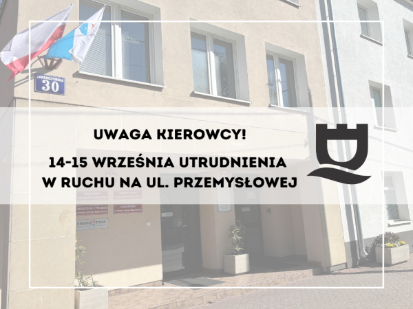 Utrudnienia w ruchu na ul. Przemysłowej