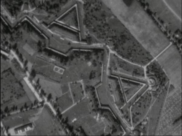 Mury obronne z lotu ptaka.