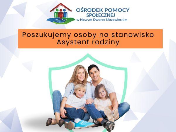 Nabór na stanowisko asystenta rodziny