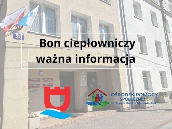Bon ciepłowniczy - ważna infirmacja