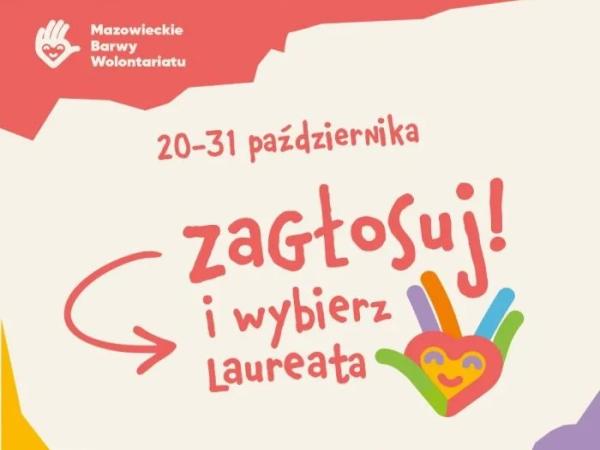 Zagłosuj w konkursie „Mazowieckie Barwy Wolontariatu”