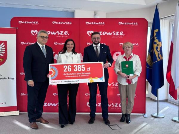 Kolejne wsparcie dla nowodworskich strażaków!