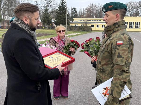 Bohaterska postawa żołnierza