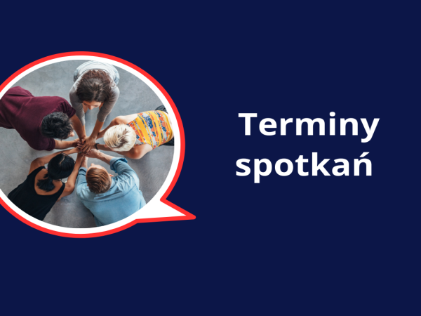 Terminy spotkań w sprawie konsultacji społecznych