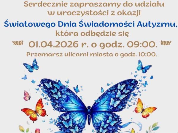 Graficzna informacja treści, poniżej motyle.