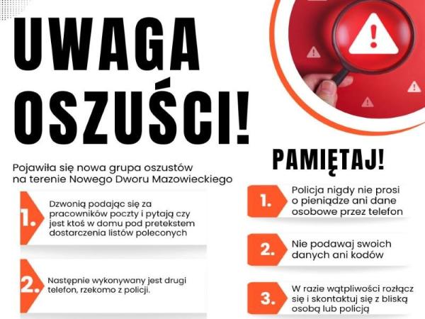 Uwaga na oszustów