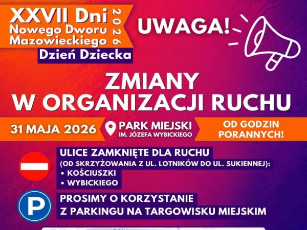 Czasowe zmiany w organizacji ruchu
