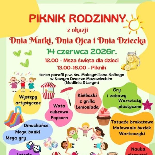 Zapraszamy na wyjątkowy Piknik Rodzinny w Modlinie Starym!